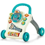 Baby Walker Sit-to-Stand Learning Walker with Projection Music Wand