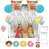 Donuts Party Supplies Party Photo Booth Props and Balloon Decoration Kit