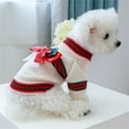 thumbnail image 5 of Harikaji Small Dog Christmas Sweater with Bowknot,Turtleneck Knitted Pullover Xmas Dog Clothes Sweatshirt,Dog Christmas Outfit, Warm Dog Sweaters for Puppy Boy Girl, 5 of 7