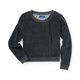 thumbnail image 1 of Sudadera de terciopelo Aeropostale para mujer, gris, grande, 1 of 2