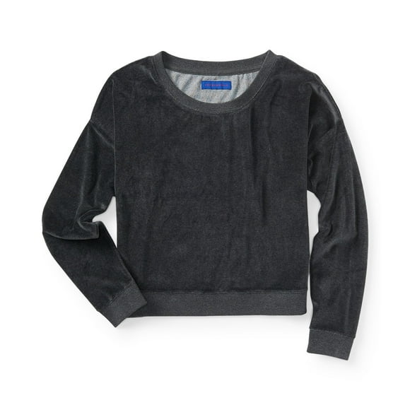 Sudadera de terciopelo Aeropostale para mujer, gris, grande