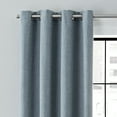 thumbnail image 2 of Brookstone Renwick Solid Total Blackout Grommet Top Single Curtain Panel, Ink Blue, 50 x 63, 2 of 8