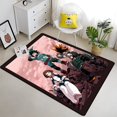 thumbnail image 1 of Hermosa alfombra de pintura negra Anime My Hero para sala de estar, área grande, decoración suave para el hogar, alfombra de Picnic bohemia1980x120cm (31x47 pulgadas)80x120cm (31x47 pulgadas) zhangyuxiang unisex, 1 of 2