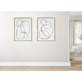 thumbnail image 6 of Kate and Laurel Sylvie 871 Modern Circles & 869 Going in Circles Framed Canvas Wall Art Set by Teju Reval of SnazzyHues, 2 Piece Set 28x38 Bright Gold, Modern Abstract Art for Wall, 6 of 6