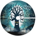 thumbnail image 1 of FMSHPON Halloween Tree Xmas Christmas Tree Skirt Stand Mat for Holiday Party Decoration Indoor Outdoor 48 inches, 1 of 6