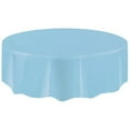 thumbnail image 5 of Soumake Peva Disposable Waterproof Solid Color Party Round Tablecloth Table Covers Household, 5 of 7