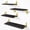 Black&gold, variant on 4 Different Sizes Floating Shelves for Wall Decor, Rustic White