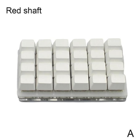 New Programmable Mechanical Keyboard 6keys Macro Keypad Green / Red Switch Diy Customize Usb Programming Shortcut Key Osu! B8I8