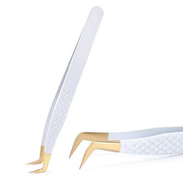 Pinzas para pestañas, 1 unidad, antiestáticas, no magnéticas, profesional, pinzas para extensión de pestañas 3D, herramienta de maquillaje con cierre de 100% Tan Jianjun unisex
