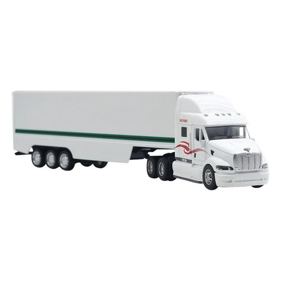 BKER 1:48 Scale Alloy Container Truck Style Heavy Hauler With Sound & Light Effects (Die Model)