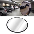 thumbnail image 1 of Miroir Convexe, Miroir de Circulation Grand Angle Rond avec Support Mural, Verre de Sécurité pour Parc de Stationnement Garage, Magasins de Détail, Entrepôts, École, 1 of 7