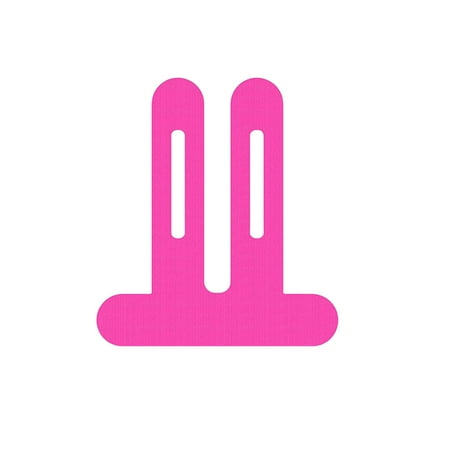 Muscle Support Tape Pre-Cut Knee Exercise Strips 10 Pieces Pink For Joint Pain Relief Sports Injury Recovery Fitness Training And Daily Protection