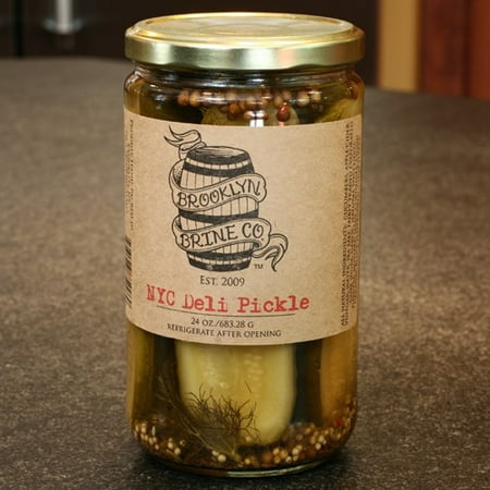 NYC Deli Pickles by Brooklyn Brine (24 ounce) (Best Pickles In Nyc)