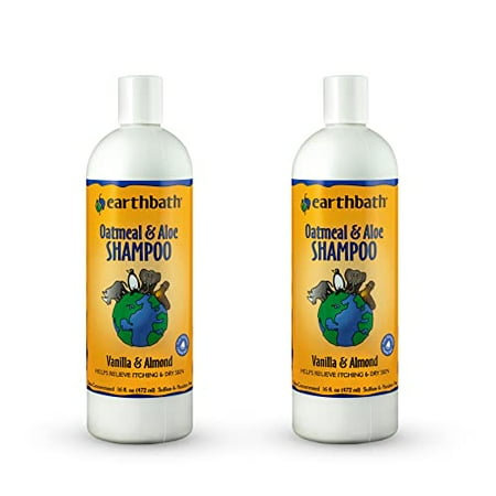 Earthbath Oatmeal Aloe Pet Shampoo Vanilla Almond Dog