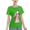 thumbnail image 2 of T-Shirt Basique à Manches Courtes pour Femmes Demon Slayer Blade Nidouzi, 2 of 6