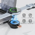 thumbnail image 4 of SIKAI Magnetic Wireless Charger for Samsung Galaxy Watch 8 7 6 5 4 Ultra, Portable USB-C Travel Charger with 90° Rotatable Swivel Type-c Interface, Multi-Angle Cordless Charging Dock, 4 of 9