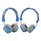 thumbnail image 5 of Auriculares inalámbricos Auriculares inalámbricos plegables Patrones de dinosaurios azules Ajustables portátiles para juegos en casa, 5 of 8
