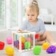 thumbnail image 1 of Rainbows Elastic Shape Sorter Toy For Babies Fine Motor Skills Activity With Colorful Stretchy Strings Learning Sensory Play, 1 of 7