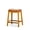 Natural, variant on 24" Counter Stool, Black Leather Seat - Fade Stool With Bonded Classic Design