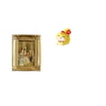 thumbnail image 1 of Lipstore Resin Photo Frame Card Display Holder Poster Glass Front Picture Frame Cartoon Snake Statue Decorative Figurine Resin Tabletop Ornament for Shelf Table Centerpiece Office Bedroom, 1 of 8