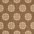 thumbnail image 6 of SAFAVIEH Beach House Regent Geometric Indoor/Outdoor Area Rug, Beige/Cream, 6'7" x 6'7" Square - Traditional Design, Beige & Cream, Weather Resistant, Non-Shedding & Easy Cleaning, Ideal for Patio, E, 6 of 7
