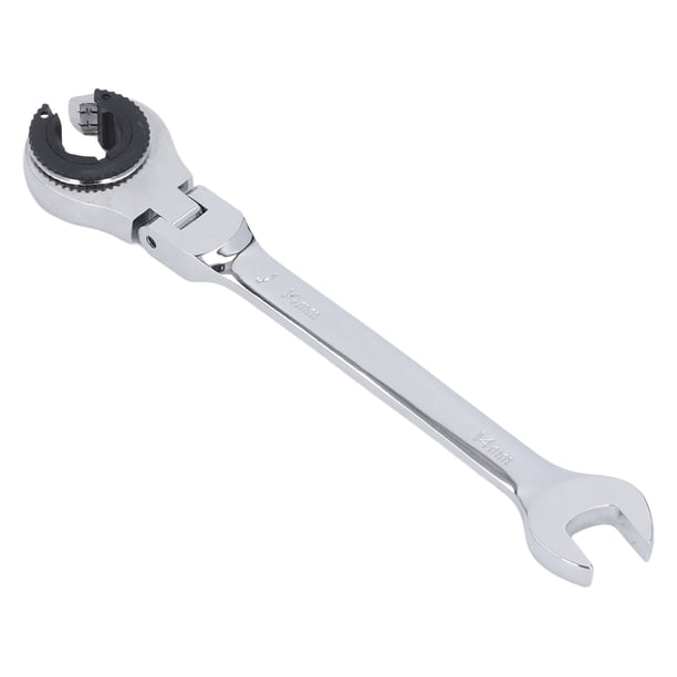 Llave De Trinquete Flexible, Llave De Tuerca Abocardada De Alta Resistencia, 14 Mm, 7,5 Pulgadas, Oscilante De 5 Grados Para Líneas De Freno De Combustible