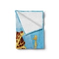 thumbnail image 2 of Turtle Soft Flannel Fleece Throw Blanket, Funny Style Underwater Sea Animals Baby Turtle and Fish Pattern, Cozy Plush for Indoor and Outdoor Use, 60" x 80", Multicolor, by Ambesonne, 2 of 6