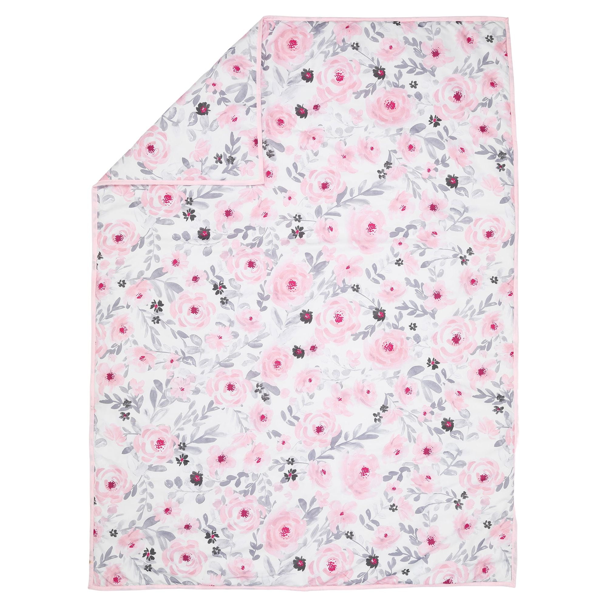Bedtime Originals Blossom 4-Piece Toddler Bedding Set - Pink, Garden, Floral