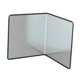 thumbnail image 2 of Protector de grasa, protector de acero inoxidable antiadherente, protector de aceite, protector plegable para 80 cm x 40 cm, 2 of 9