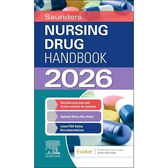 Saunders Nursing Drug Handbook 2026, (Paperback)