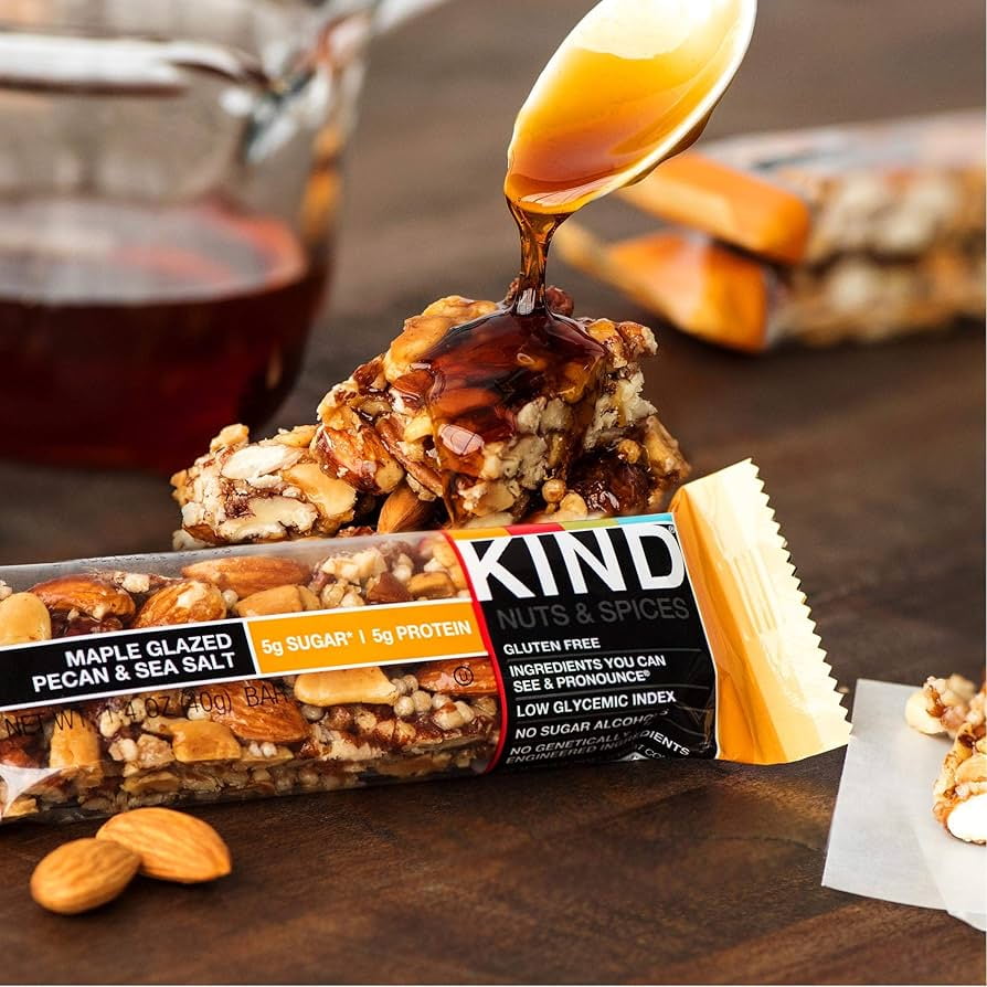 Pack of 12, Kind Maple Glazed Pecan & Sea Salt Bar, 1.4 oz