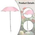 thumbnail image 6 of Aymzbd Plant Umbrella Upgraded Garden Shade Cover for Flower Pot Vegetables Fishing pink, 6 of 9
