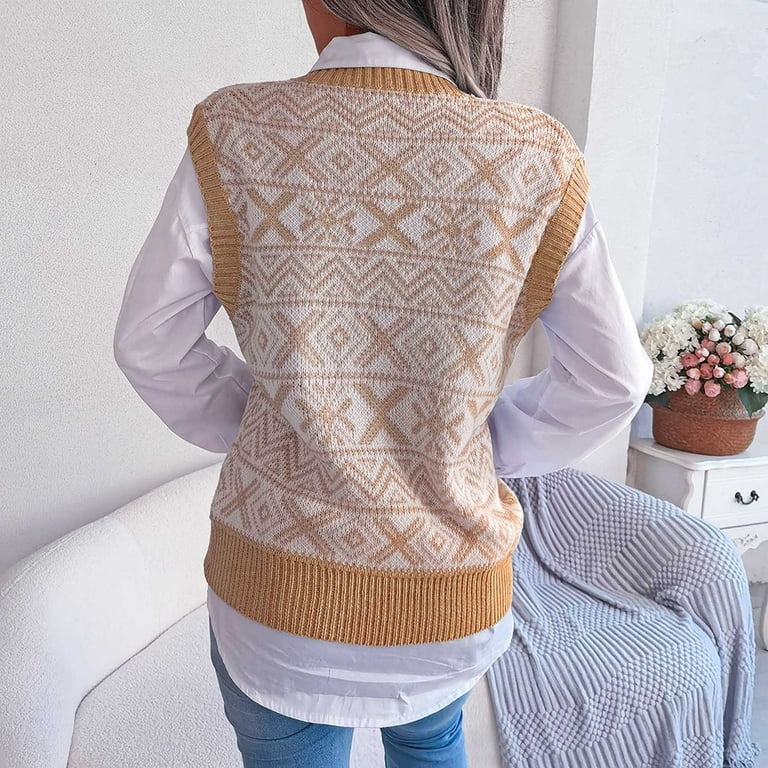 Sleeveless pullover ladies sales