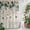 Light Khaki, variant on Teal Tulips Cream Shower Curtain - Water Repellent Fabric Shower Curtains Washable, Vintage Farmhouse Chic Flowers Decorative Polyester Cloth Bathroom Curtains Modern Bath Decor 72"x84"