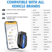 ANCEL BD300 Bluetooth Car Scanner OBD2 Scanner Fits for BMW & MINI & ROLLS-ROYCE Car Full System Diagnostic Tool Wireless Code Reader Automotive Performance Analyzer Auto Diagnostic Tool