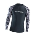 thumbnail image 4 of Camisa de natación para hombre, manga larga, para surfear, navegar, surfear y practicar deportes acuáticos. L, 4 of 9