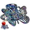 thumbnail image 3 of Metal Crystal Ball Stand Holder with Butterfly Design for Spheres, 3 of 7