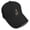 Black, variant on Baseball Cap Nautical Anchor Outline Lifestyle Curved Arms Acrylic Hats for Men & Women Strap Closure White Design Only