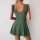 thumbnail image 4 of Trajes de baño de una pieza para mujer, moda de primavera para mujer, estilo conservador, falda de color sólido, conjunto de traje de baño con unión dividida, traje de baño para mujer, 4 of 9