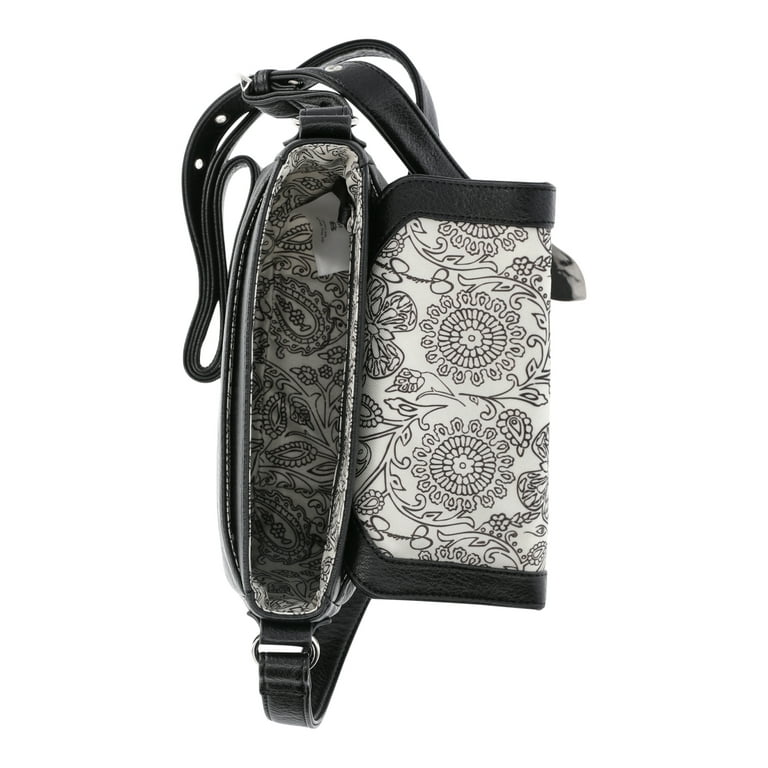 Jessica Simpson Women's Jessie Faux Leather Crossbody Saddle