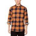 thumbnail image 1 of American Rag Camisa con botones a cuadros Daniel para hombre, multicolor, extragrande, 1 of 1