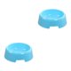 thumbnail image 2 of Greeniant Cuencos de plástico para perros pequeños, lindos y prácticos cuencos para gatos, cuenco para mascotas, fácil de limpiar, cielo azul 2Conjunto, 2 of 6