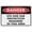 Warning Sign 2, variant on Danger Explosives Sign Outdoor Signs Aluminum 8"x12" Uv Ink Printed For House And Business