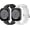 Black+White, variant on 2 Pack 20mm Leather Bands Compatible with CMF by Nothing Watch Pro Wristbands Metal Connectors Leather Band Strap Women Men intended for CMF Watch Pro(D395)