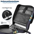 thumbnail image 4 of FORMRS Zipper Binder with Shoulder Strap 2-inch Ring 500 Sheet Capacity File Bag, Purple UFO, 4 of 5