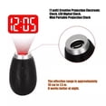 thumbnail image 6 of LED Projection Alarm Clock Including Flashlight and Keychain Rope for Portable, 6 of 11