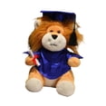 thumbnail image 4 of Altura de adornos de muñeca de león 35 cm Multifunción Multifunción HACINA PP Cotton Figura Fequit Faught Family Farty Favors Regalos para niños Azul, 4 of 8