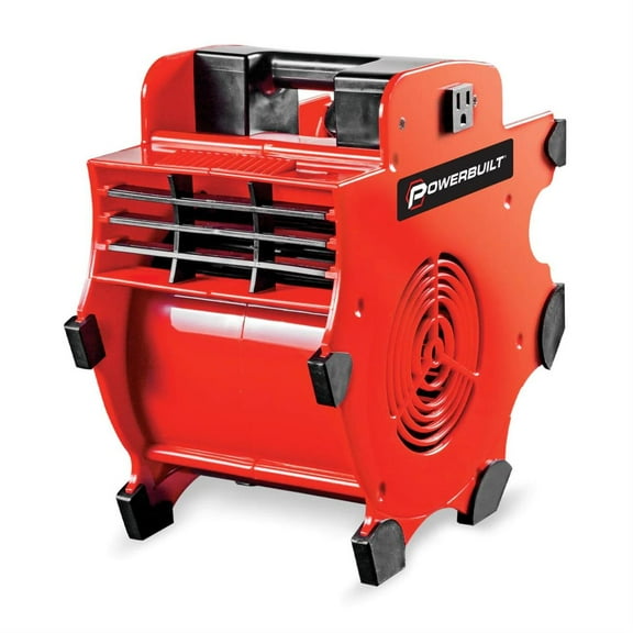 Powerbuilt 642259 Durable Lightweight 3-Speed Portable Blower