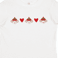 thumbnail image 4 of Inktastic Sock Monkey Heart Border Boys or Girls Toddler T-Shirt, 4 of 5