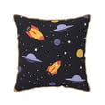 thumbnail image 1 of ZNDUO Throw Pillow, 20"x20" Bed Pillow and Couch Pillows - Indoor Decorative Pillows，Outer Space Ship Throw Pillow, 1 of 8